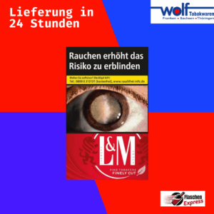 L&M Red 10,00 Euro | 25 Zigaretten