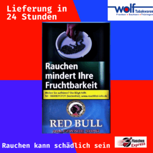 Red Bull Half Zware Shag Cigaretten Tobacco 40g
